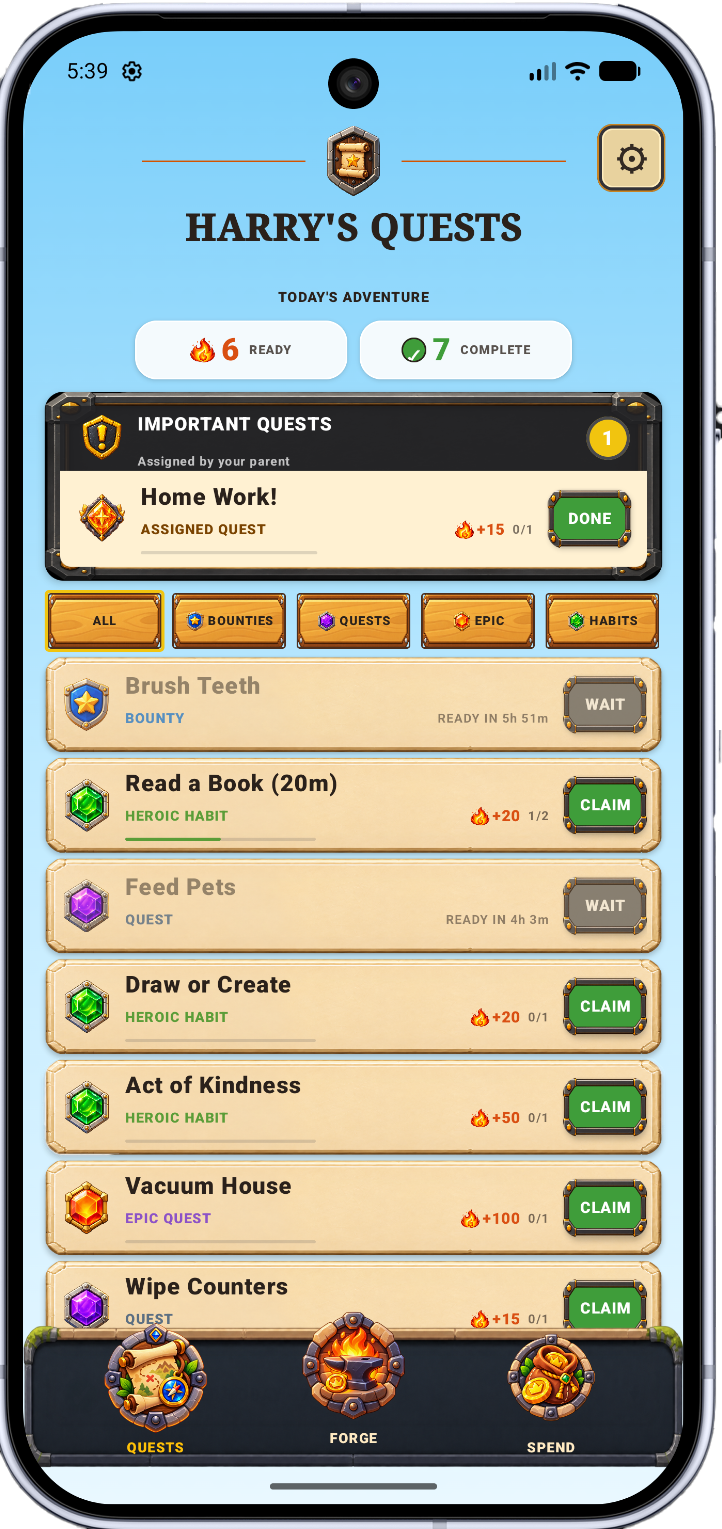 ChoreForge preview