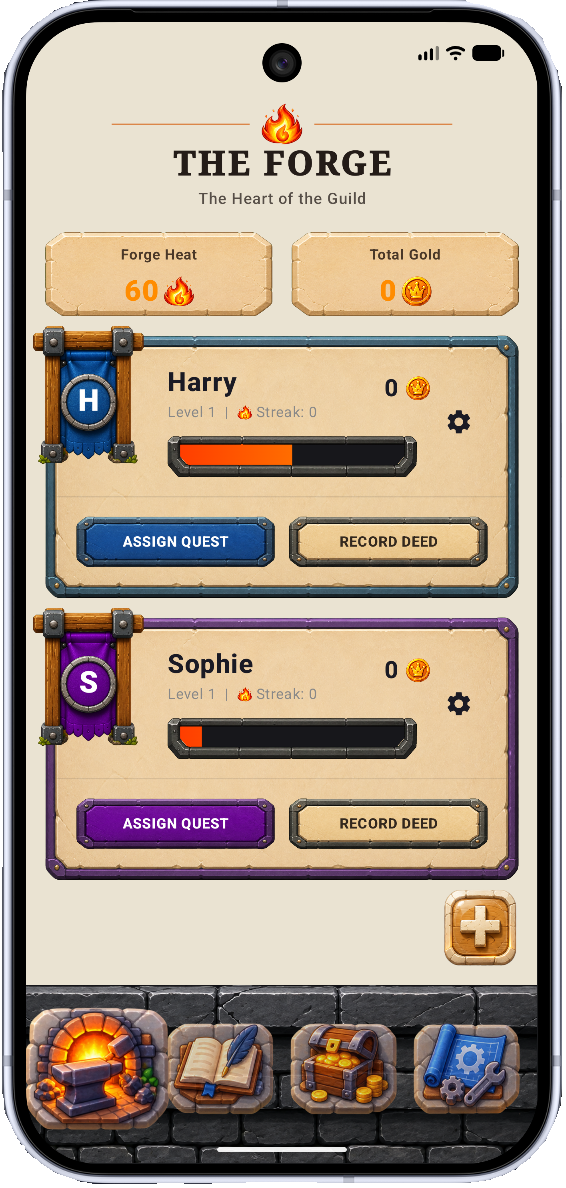 ChoreForge app screenshot
